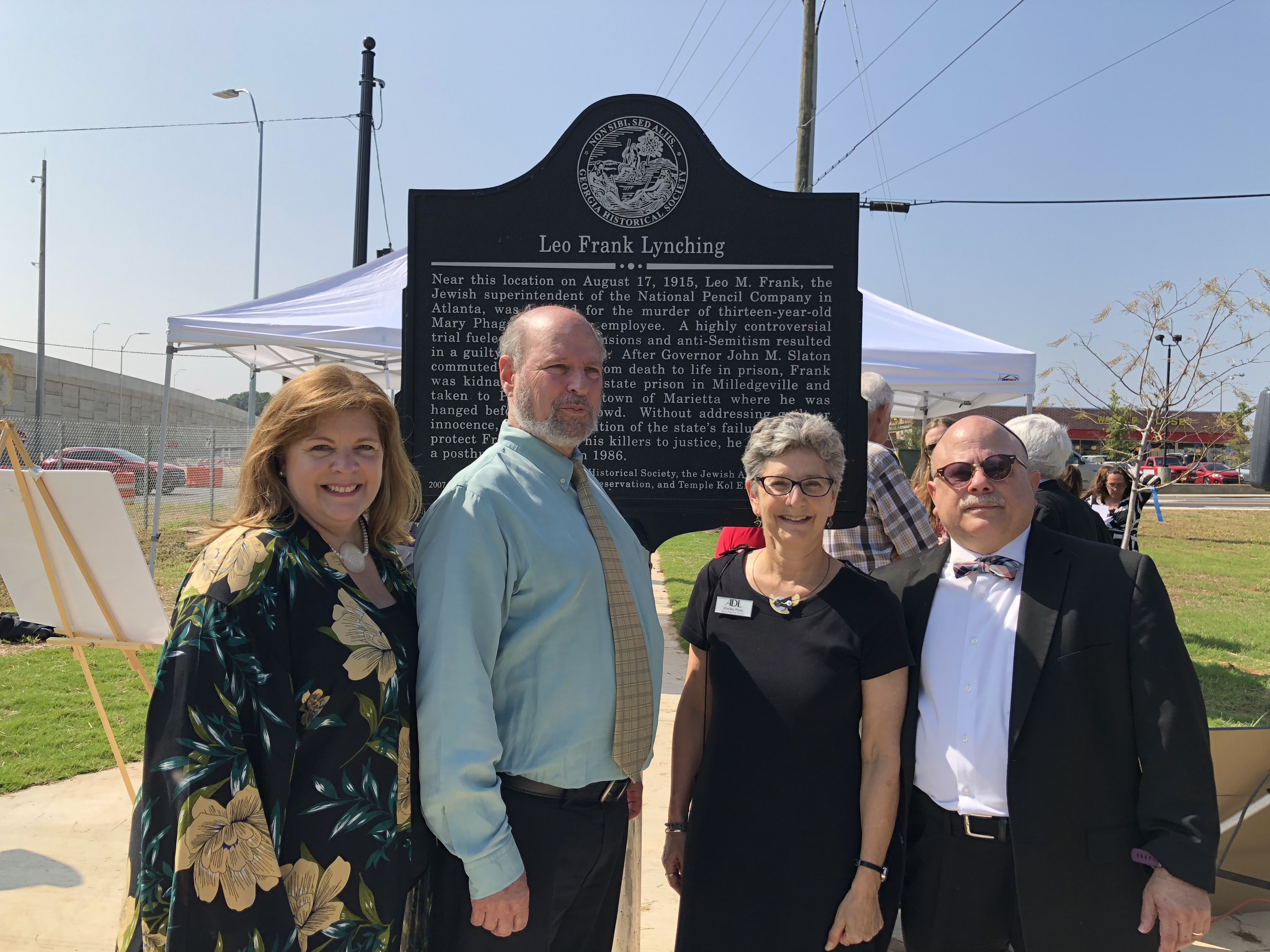 Anti Defamation League Leo Frank Memorial Rededicated Southeast